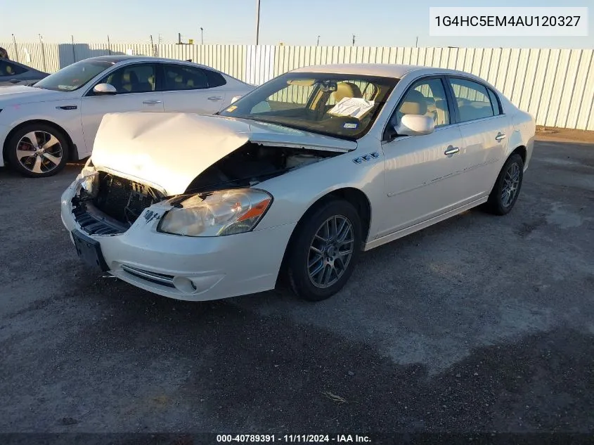 2010 Buick Lucerne Cxl VIN: 1G4HC5EM4AU120327 Lot: 40789391