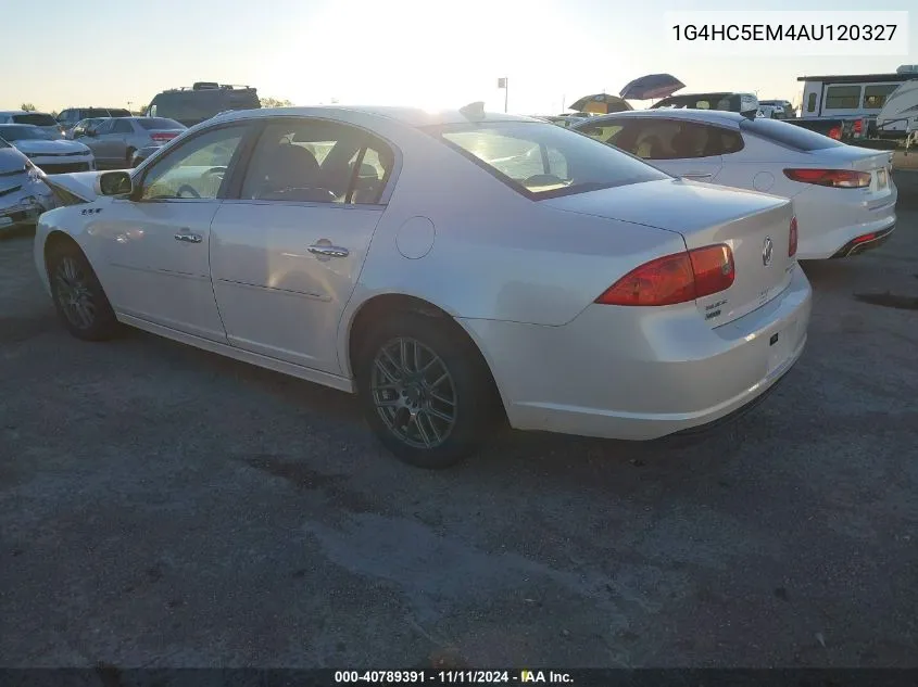 2010 Buick Lucerne Cxl VIN: 1G4HC5EM4AU120327 Lot: 40789391