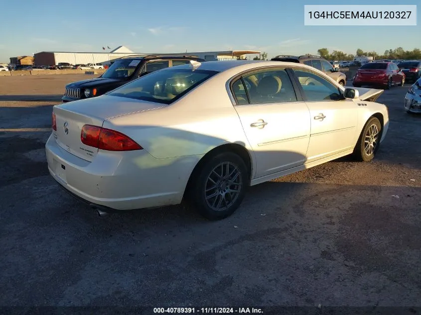 2010 Buick Lucerne Cxl VIN: 1G4HC5EM4AU120327 Lot: 40789391