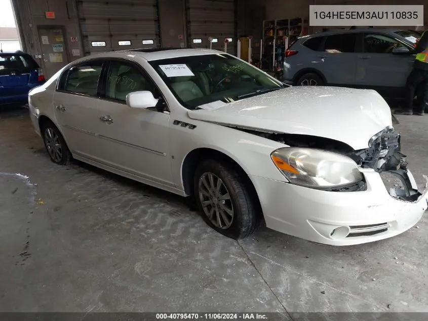 2010 Buick Lucerne Cxl-3 VIN: 1G4HE5EM3AU110835 Lot: 40795470