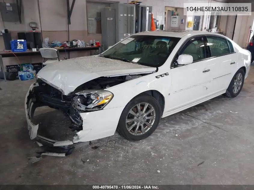 2010 Buick Lucerne Cxl-3 VIN: 1G4HE5EM3AU110835 Lot: 40795470