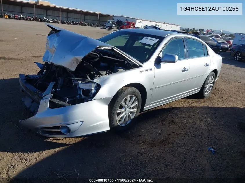 2010 Buick Lucerne Cxl VIN: 1G4HC5E12AU100258 Lot: 40810755