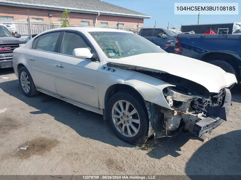 2011 Buick Lucerne Cxl VIN: 1G4HC5EM3BU108185 Lot: 12079700