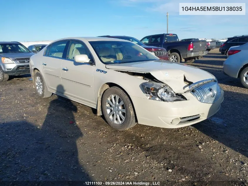 2011 Buick Lucerne VIN: 1G4HA5EM5BU138035 Lot: 12111103