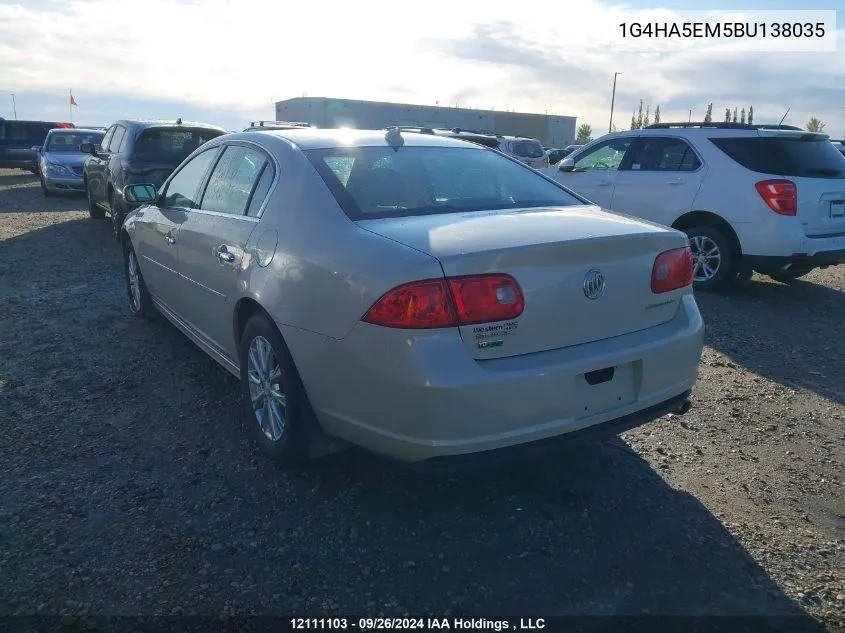 2011 Buick Lucerne VIN: 1G4HA5EM5BU138035 Lot: 12111103