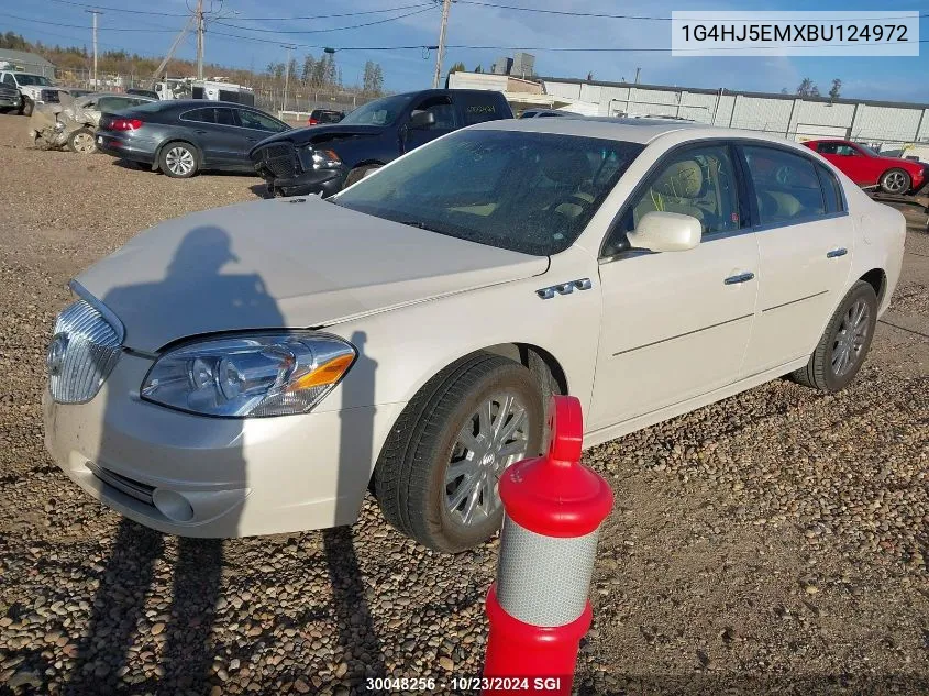 2011 Buick Lucerne Cxl VIN: 1G4HJ5EMXBU124972 Lot: 30048256