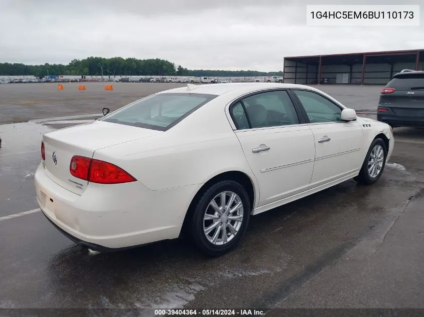 2011 Buick Lucerne Cxl VIN: 1G4HC5EM6BU110173 Lot: 39404364