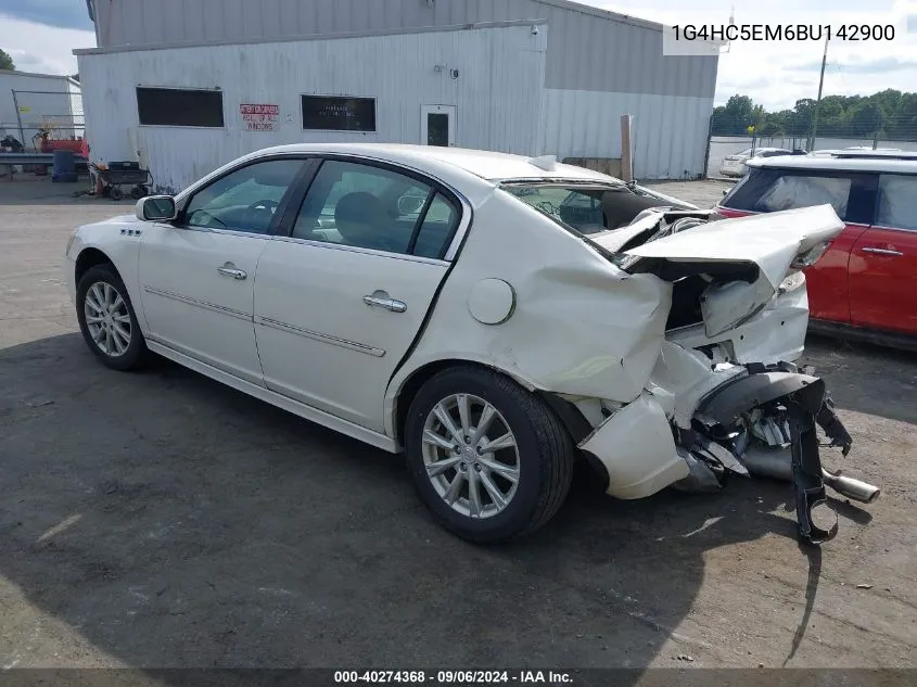 1G4HC5EM6BU142900 2011 Buick Lucerne Cxl