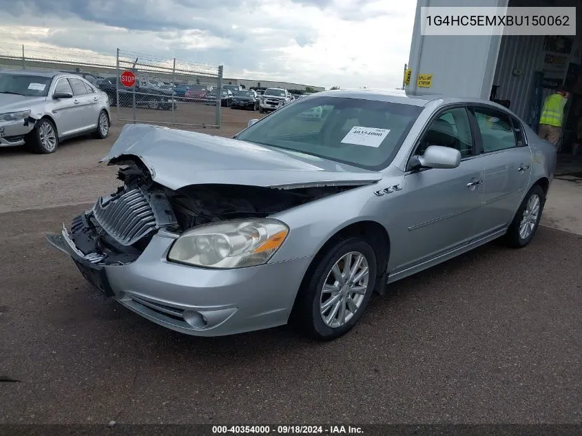 2011 Buick Lucerne Cxl VIN: 1G4HC5EMXBU150062 Lot: 40354000