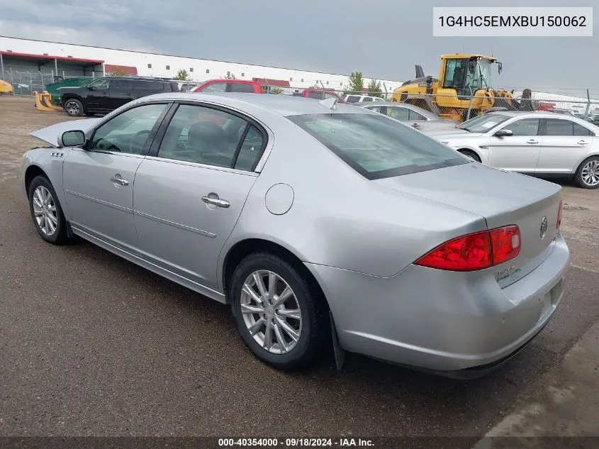 1G4HC5EMXBU150062 2011 Buick Lucerne Cxl