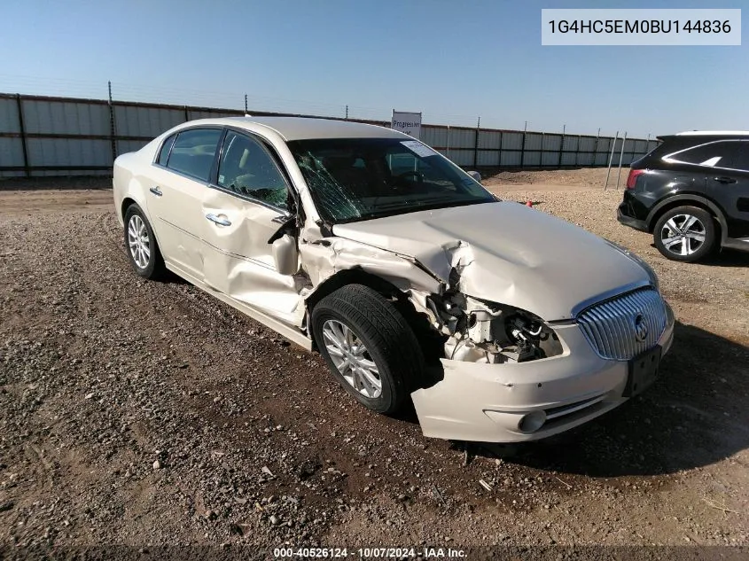 2011 Buick Lucerne Cxl VIN: 1G4HC5EM0BU144836 Lot: 40526124