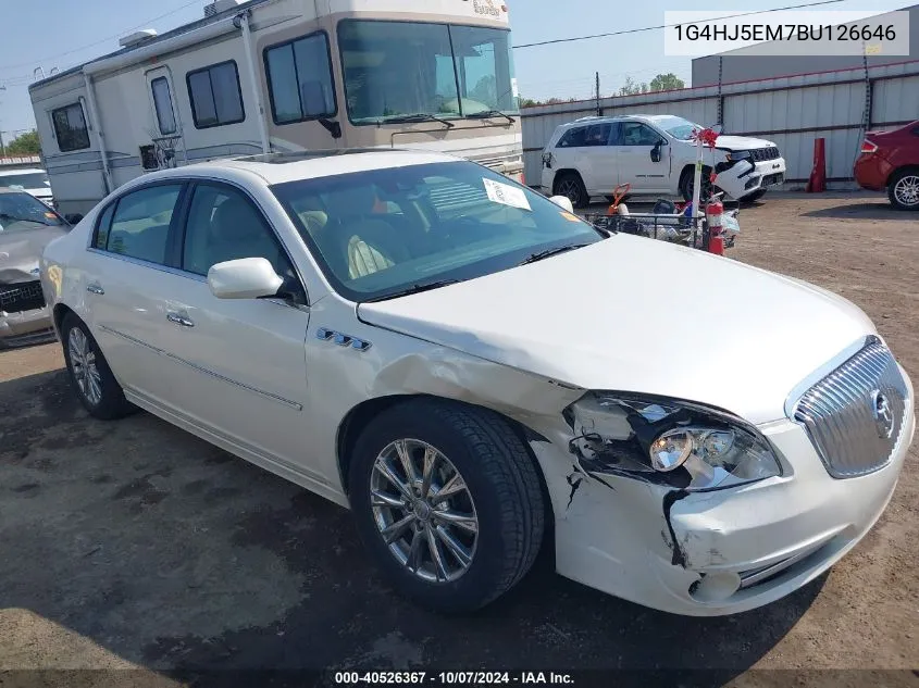 2011 Buick Lucerne Cxl Premium VIN: 1G4HJ5EM7BU126646 Lot: 40526367