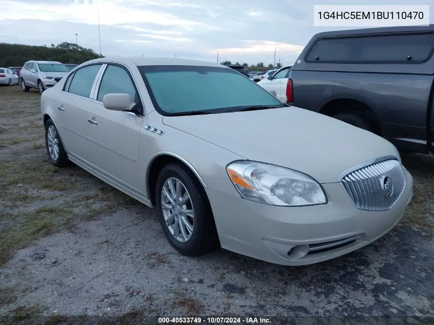 2011 Buick Lucerne Cxl VIN: 1G4HC5EM1BU110470 Lot: 40533749