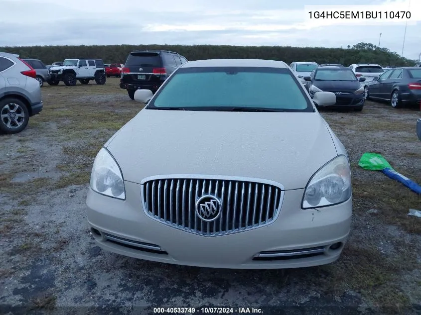 2011 Buick Lucerne Cxl VIN: 1G4HC5EM1BU110470 Lot: 40533749