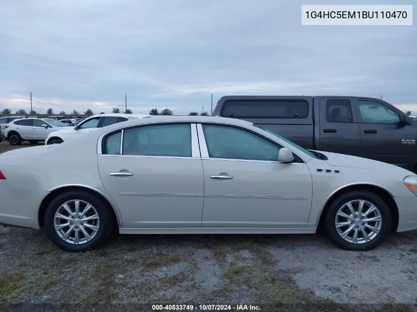 2011 Buick Lucerne Cxl VIN: 1G4HC5EM1BU110470 Lot: 40533749