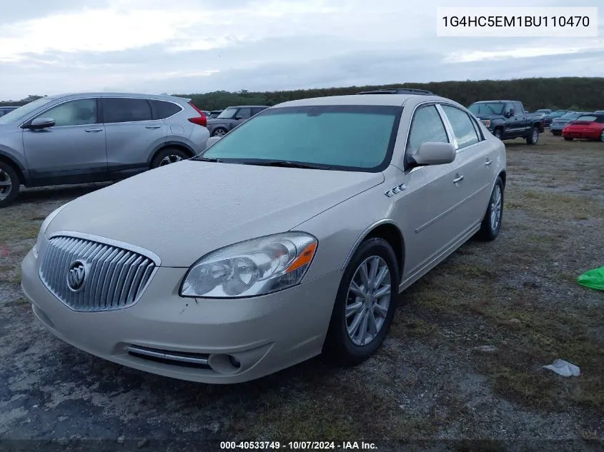 2011 Buick Lucerne Cxl VIN: 1G4HC5EM1BU110470 Lot: 40533749