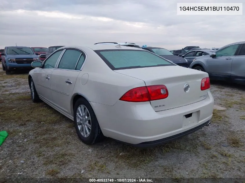 2011 Buick Lucerne Cxl VIN: 1G4HC5EM1BU110470 Lot: 40533749