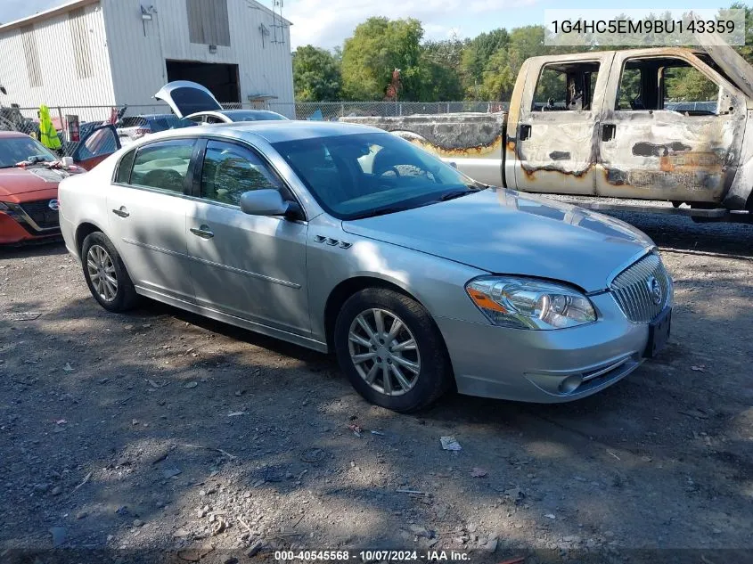 2011 Buick Lucerne Cxl VIN: 1G4HC5EM9BU143359 Lot: 40545568