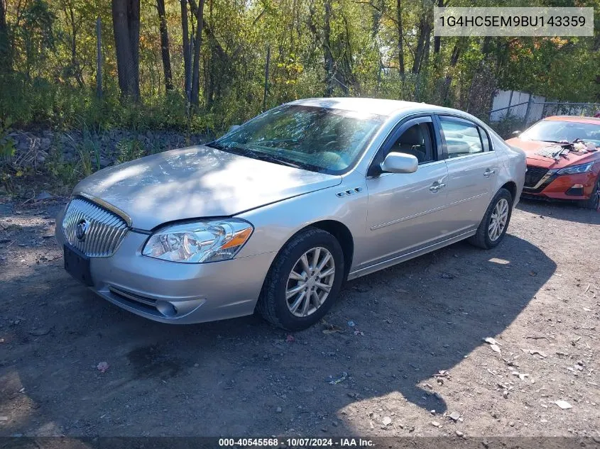 2011 Buick Lucerne Cxl VIN: 1G4HC5EM9BU143359 Lot: 40545568