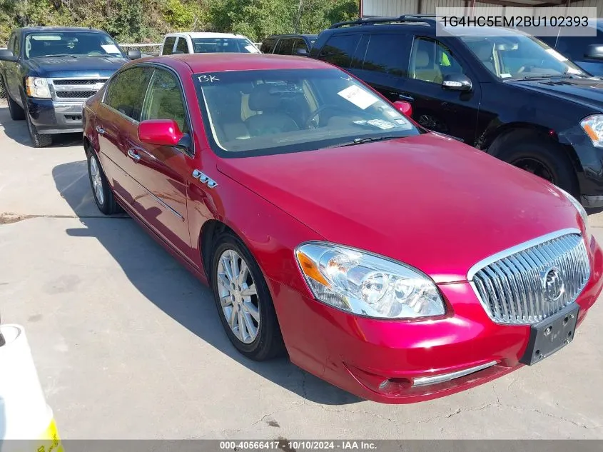 2011 Buick Lucerne Cxl VIN: 1G4HC5EM2BU102393 Lot: 40566417