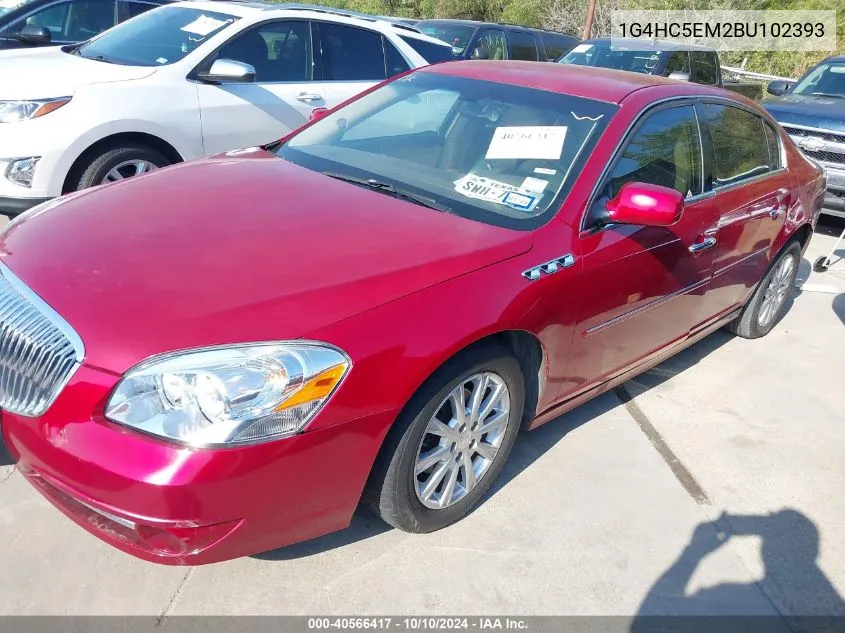 2011 Buick Lucerne Cxl VIN: 1G4HC5EM2BU102393 Lot: 40566417