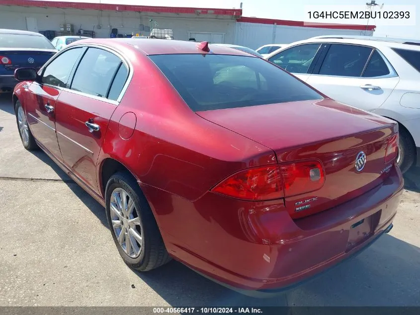 2011 Buick Lucerne Cxl VIN: 1G4HC5EM2BU102393 Lot: 40566417