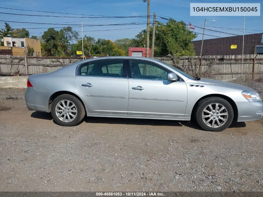 2011 Buick Lucerne Cxl VIN: 1G4HC5EMXBU150045 Lot: 40581053