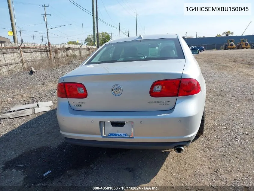 2011 Buick Lucerne Cxl VIN: 1G4HC5EMXBU150045 Lot: 40581053