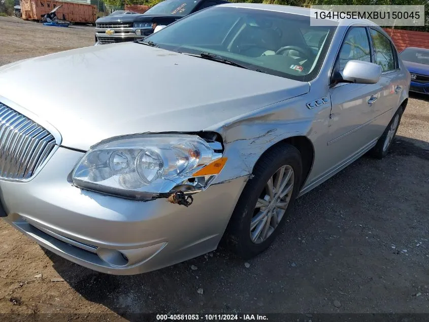 2011 Buick Lucerne Cxl VIN: 1G4HC5EMXBU150045 Lot: 40581053