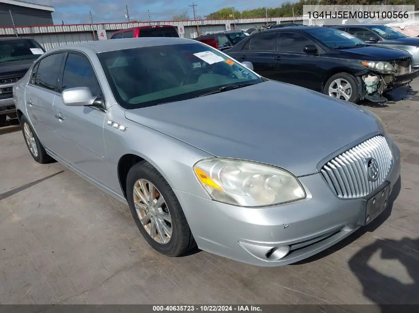 2011 Buick Lucerne Cxl Premium VIN: 1G4HJ5EM0BU100566 Lot: 40635723