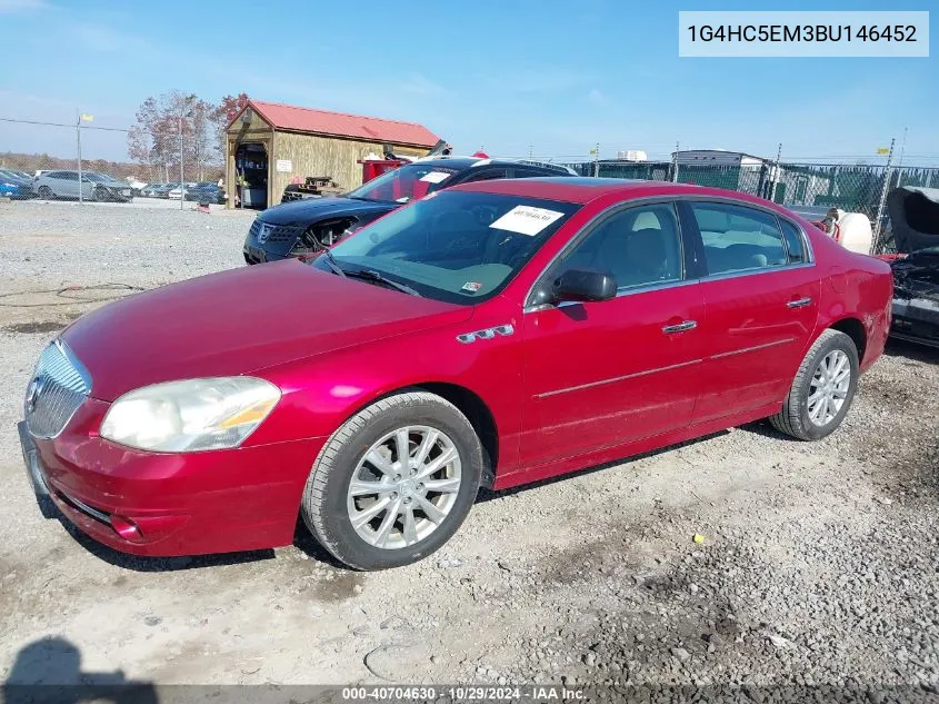 2011 Buick Lucerne Cxl VIN: 1G4HC5EM3BU146452 Lot: 40704630