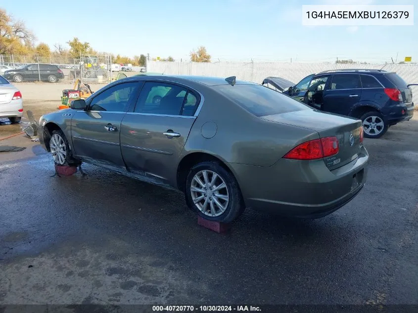 2011 Buick Lucerne Cx VIN: 1G4HA5EMXBU126379 Lot: 40720770