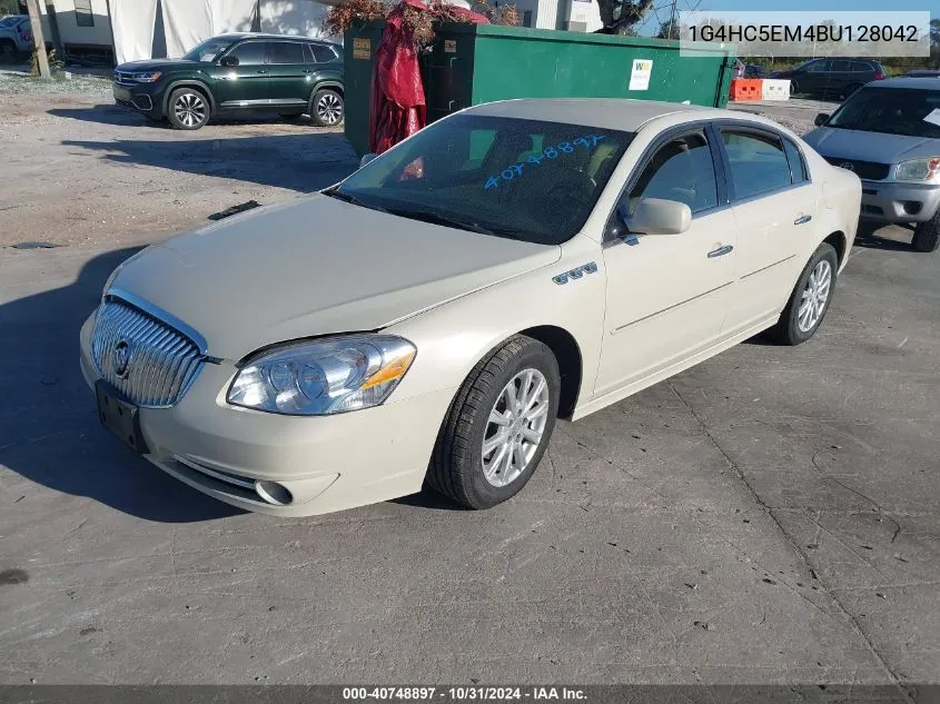 2011 Buick Lucerne Cxl VIN: 1G4HC5EM4BU128042 Lot: 40748897