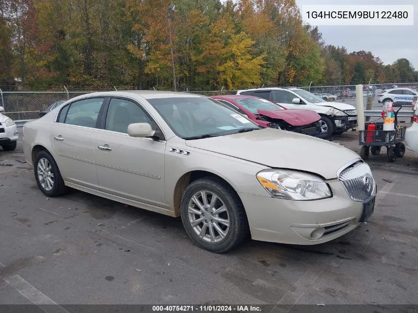 2011 Buick Lucerne Cxl VIN: 1G4HC5EM9BU122480 Lot: 40754271