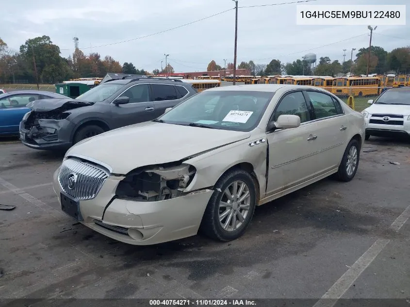 2011 Buick Lucerne Cxl VIN: 1G4HC5EM9BU122480 Lot: 40754271