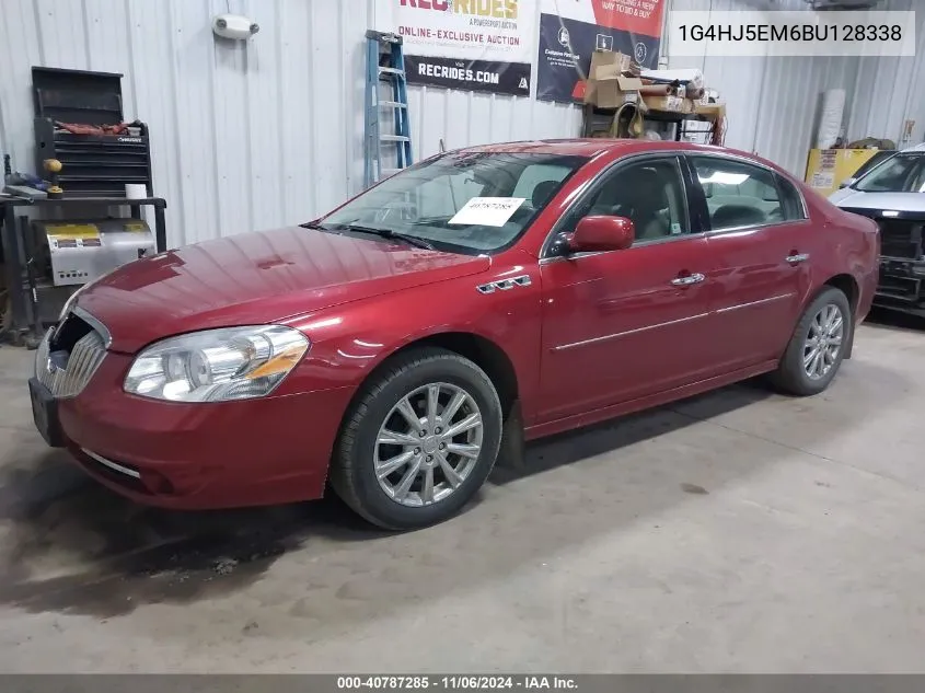 2011 Buick Lucerne Cxl Premium VIN: 1G4HJ5EM6BU128338 Lot: 40787285