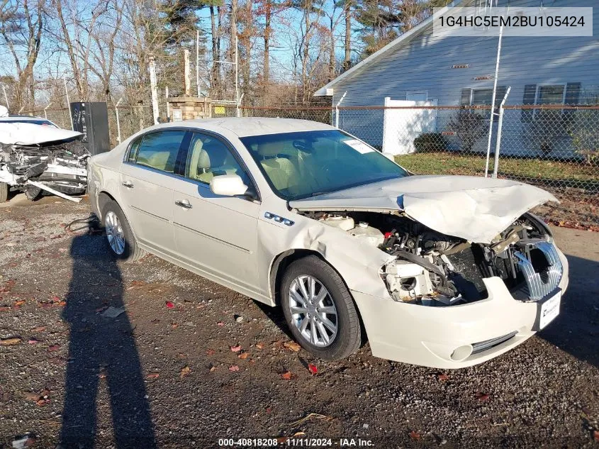 2011 Buick Lucerne Cxl VIN: 1G4HC5EM2BU105424 Lot: 40818208