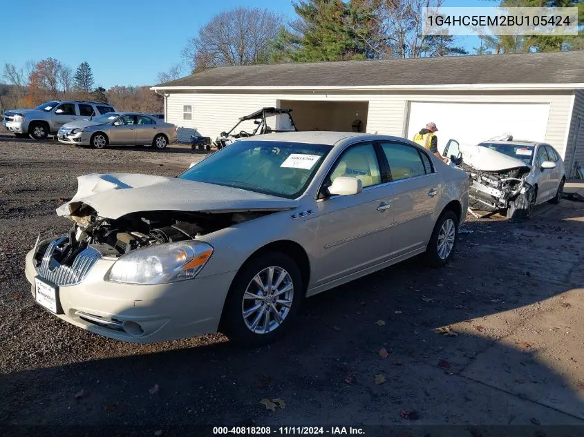 2011 Buick Lucerne Cxl VIN: 1G4HC5EM2BU105424 Lot: 40818208