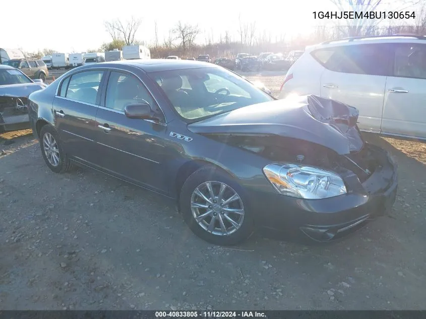 2011 Buick Lucerne Cxl Premium VIN: 1G4HJ5EM4BU130654 Lot: 40833805