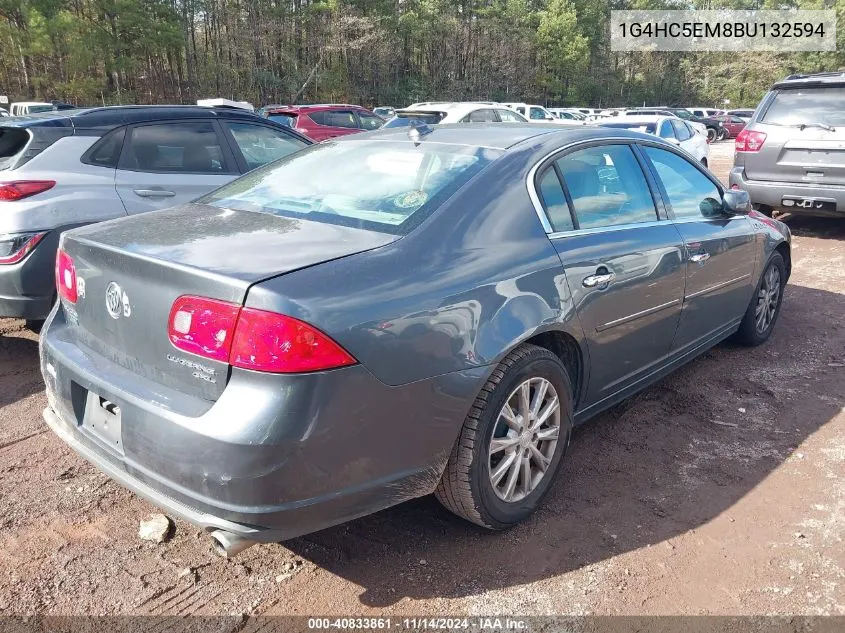 2011 Buick Lucerne Cxl VIN: 1G4HC5EM8BU132594 Lot: 40833861