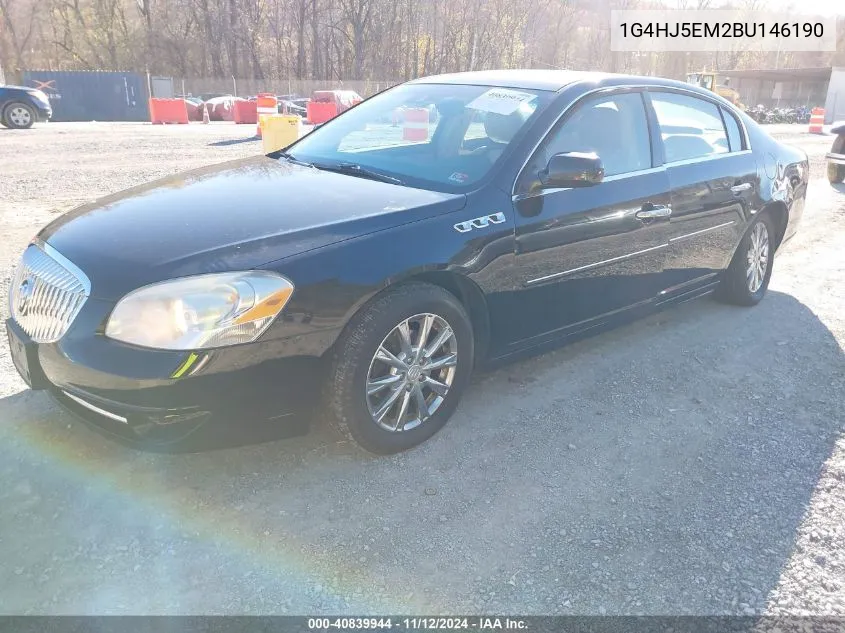 2011 Buick Lucerne Cxl Premium VIN: 1G4HJ5EM2BU146190 Lot: 40839944