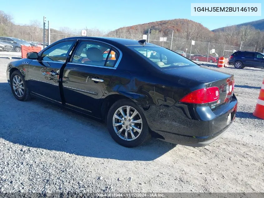 2011 Buick Lucerne Cxl Premium VIN: 1G4HJ5EM2BU146190 Lot: 40839944