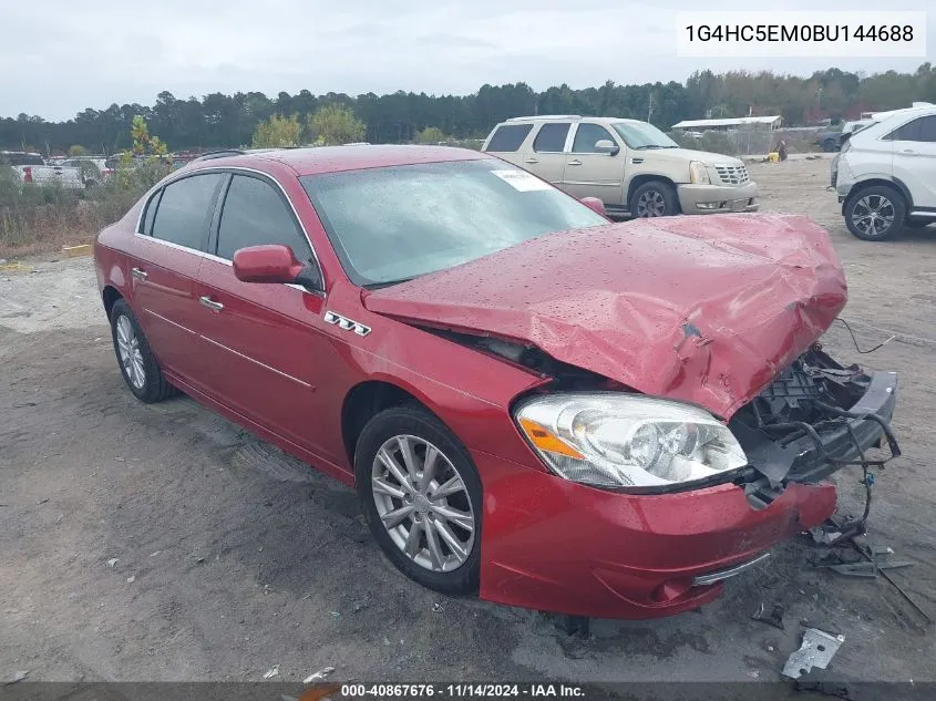 2011 Buick Lucerne Cxl VIN: 1G4HC5EM0BU144688 Lot: 40867676