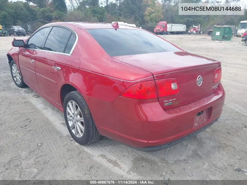 2011 Buick Lucerne Cxl VIN: 1G4HC5EM0BU144688 Lot: 40867676