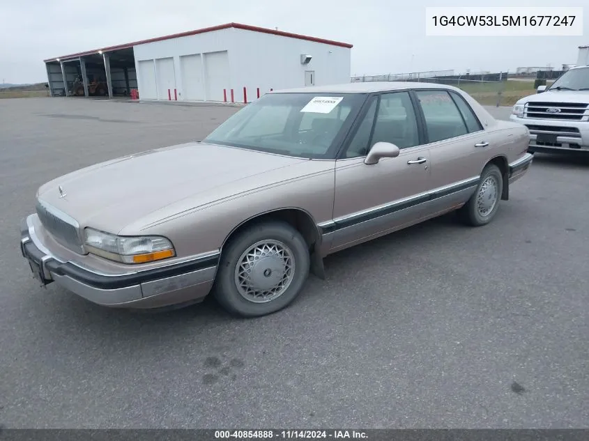 1991 Buick Park Avenue VIN: 1G4CW53L5M1677247 Lot: 40854888