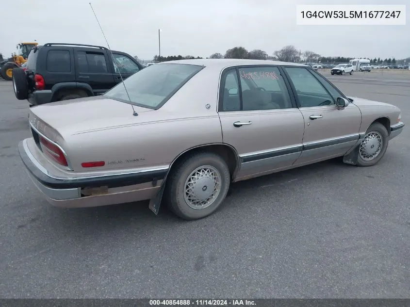 1991 Buick Park Avenue VIN: 1G4CW53L5M1677247 Lot: 40854888