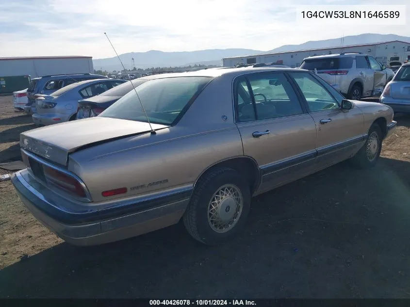 1992 Buick Park Avenue VIN: 1G4CW53L8N1646589 Lot: 40426078