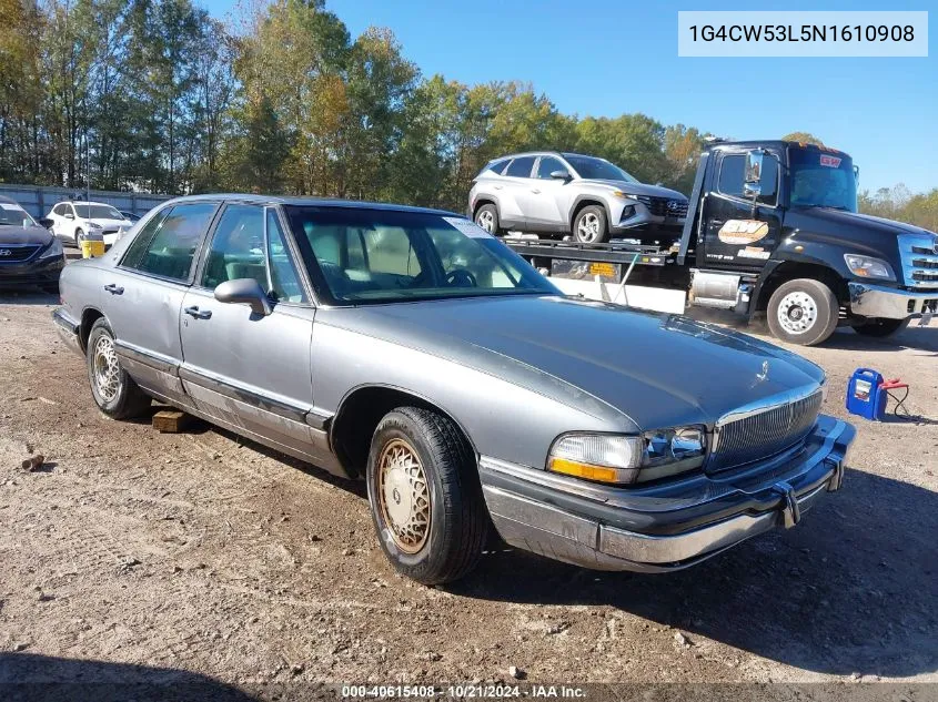 1992 Buick Park Avenue VIN: 1G4CW53L5N1610908 Lot: 40615408