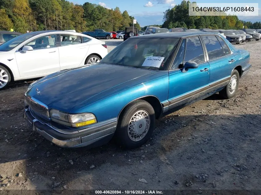 1993 Buick Park Avenue VIN: 1G4CW53L6P1608443 Lot: 40620894