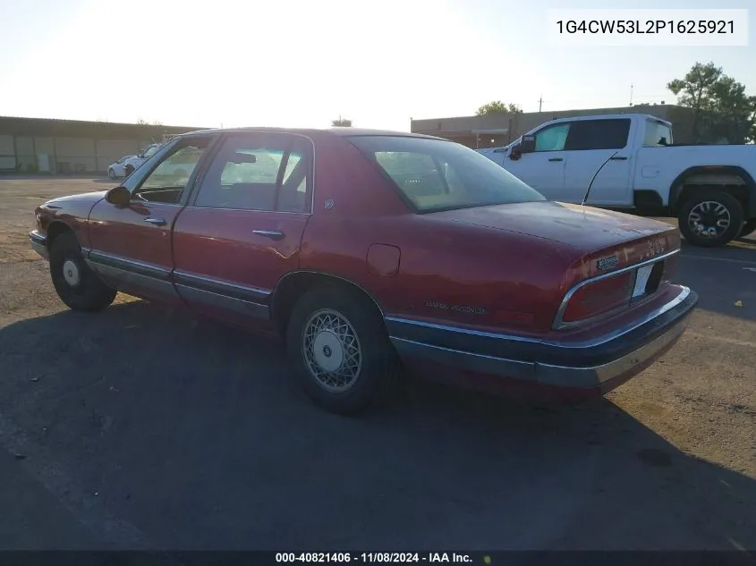 1993 Buick Park Avenue VIN: 1G4CW53L2P1625921 Lot: 40821406